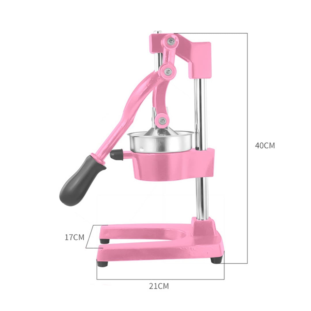 SOGA 2X Commercial Manual Juicer Hand Press Juice Extractor Squeezer Orange Citrus Pink - Cafe Supply