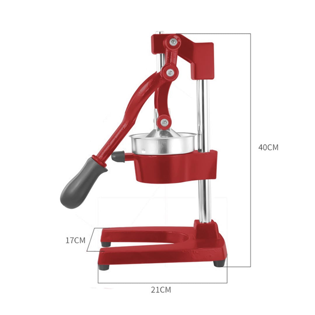 SOGA 2X Commercial Manual Juicer Hand Press Juice Extractor Squeezer Orange Citrus Red - Cafe Supply