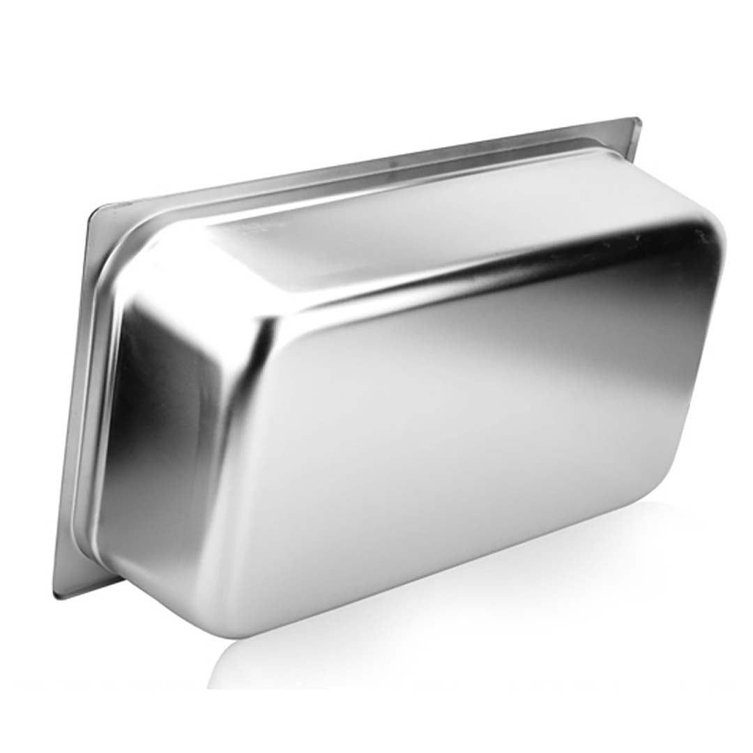 SOGA 6X Gastronorm GN Pan Full Size 1/1 GN Pan 15cm Deep Stainless Steel Tray With Lid - Cafe Supply