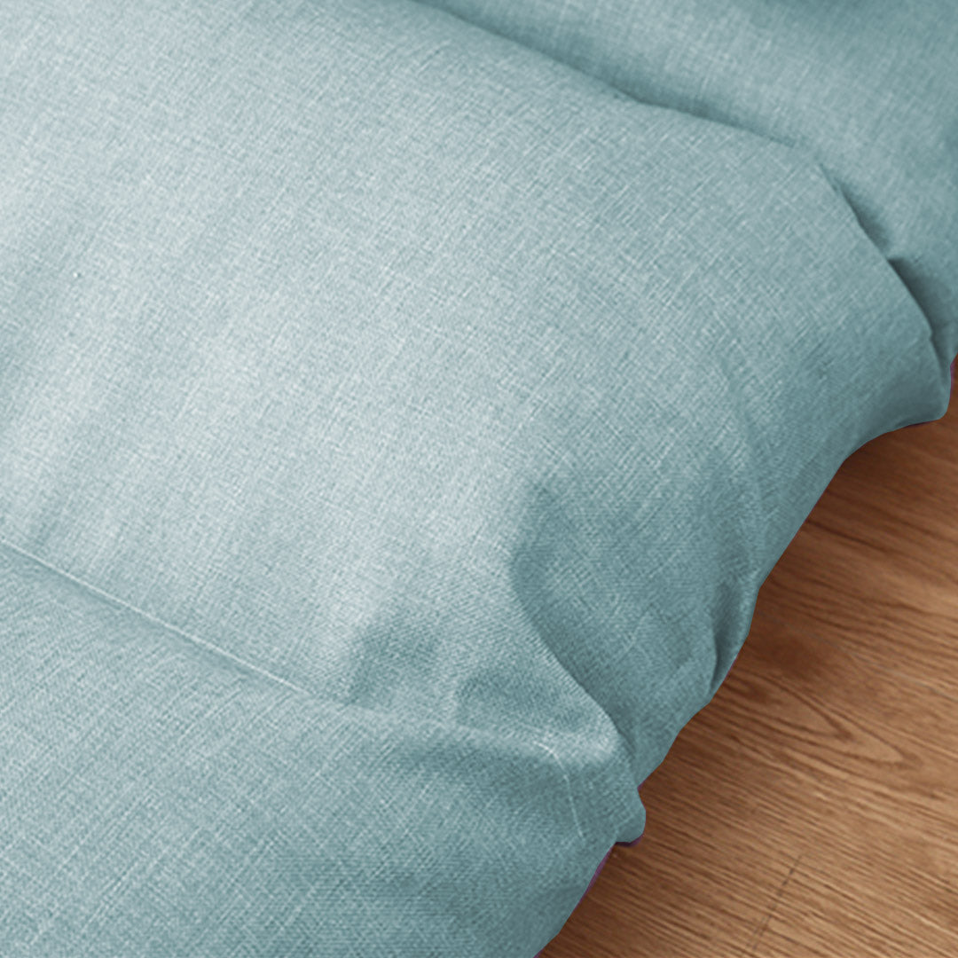 SOGA Lounge Floor Recliner Adjustable Lazy Sofa Bed Folding Game Chair Mint Green - Cafe Supply