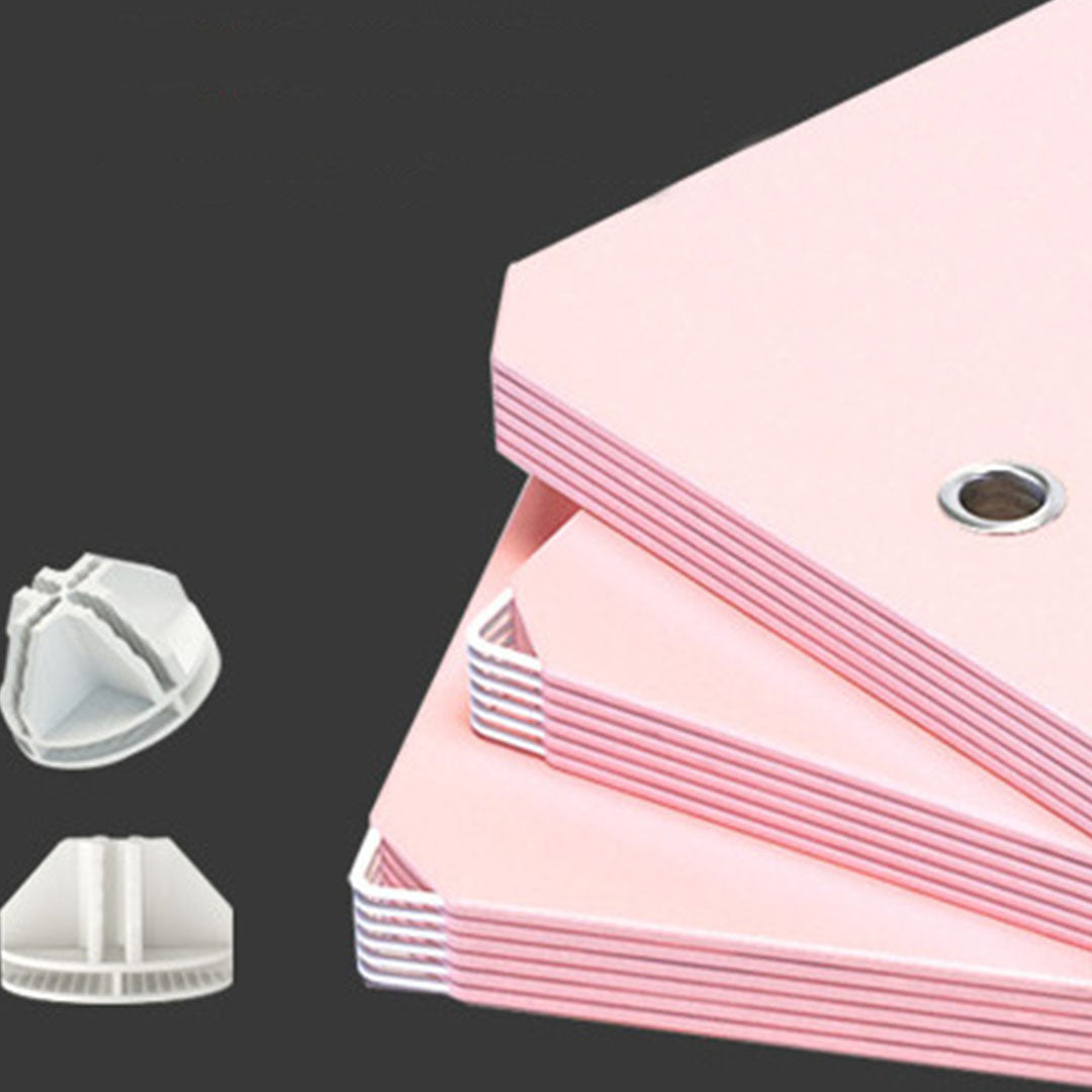 SOGA 10 Cubes Princess Design Portable Wardrobe Divide-Grid Modular Storage Organiser Foldable Closet - Cafe Supply