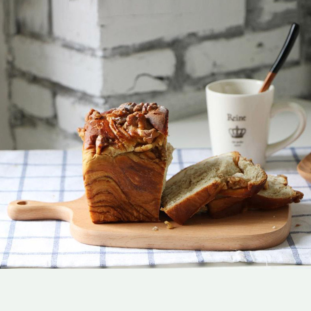 SOGA 2X 33cm Brown Rectangle Wooden Serving Tray Chopping Board Paddle with Handle Home Decor - Cafe Supply