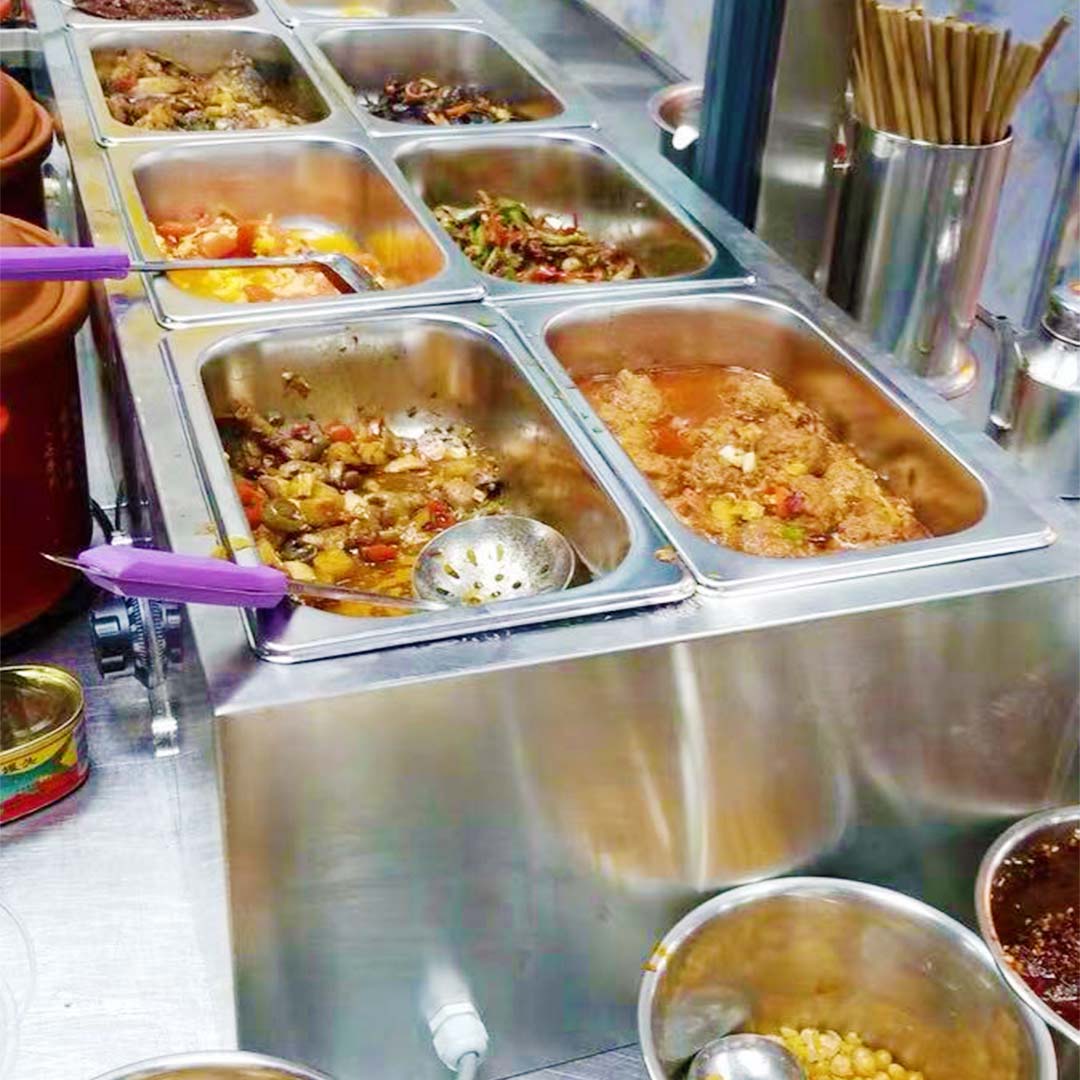 SOGA 2X Stainless Steel 2 X 1/2 GN Pan Electric Bain-Marie Food Warmer with Lid - Cafe Supply