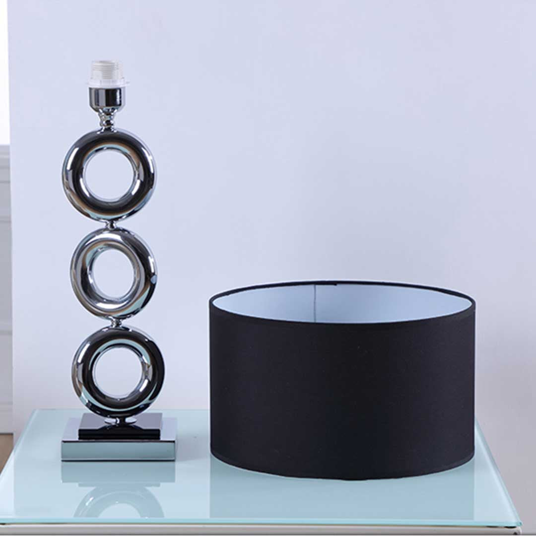 SOGA 2X Simple Industrial Style Table Lamp Metal Base Desk Lamp - Cafe Supply