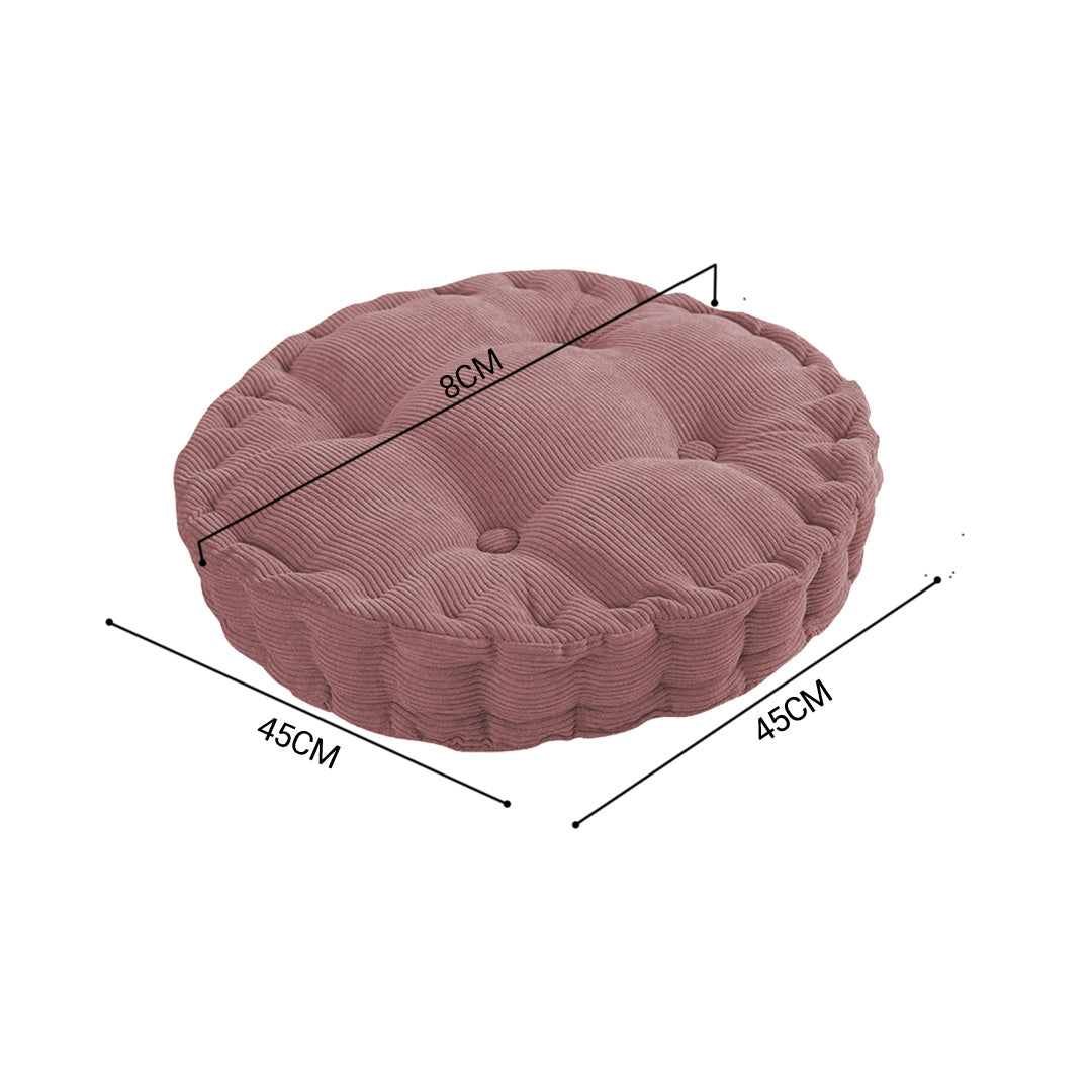 SOGA 4X Coffee Round Cushion Soft Leaning Plush Backrest Throw Seat Pillow Home Office Decor - Cafe Supply