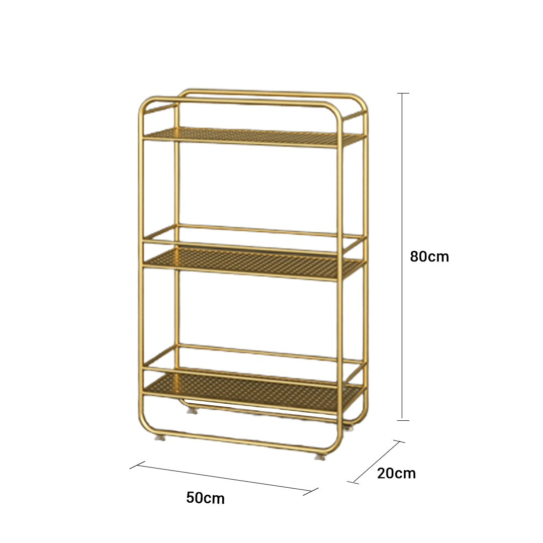 SOGA 3 Tier Rectangular Bathroom Shelf Multifunctional Storage Display Rack Organiser - Cafe Supply