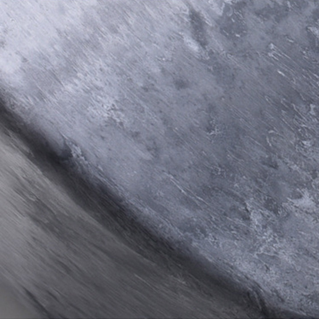 SOGA 27cm Weathered Grey Square Resin Plant Flower Pot in Cement Pattern Planter Cachepot for Indoor Home Office - Cafe Supply