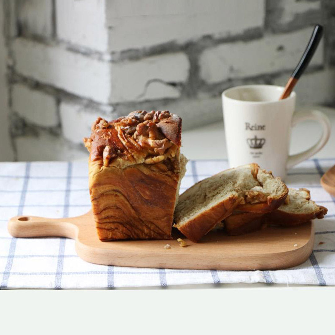 SOGA 2X 26cm Brown Rectangle Wooden Serving Tray Chopping Board Paddle with Handle Home Decor - Cafe Supply