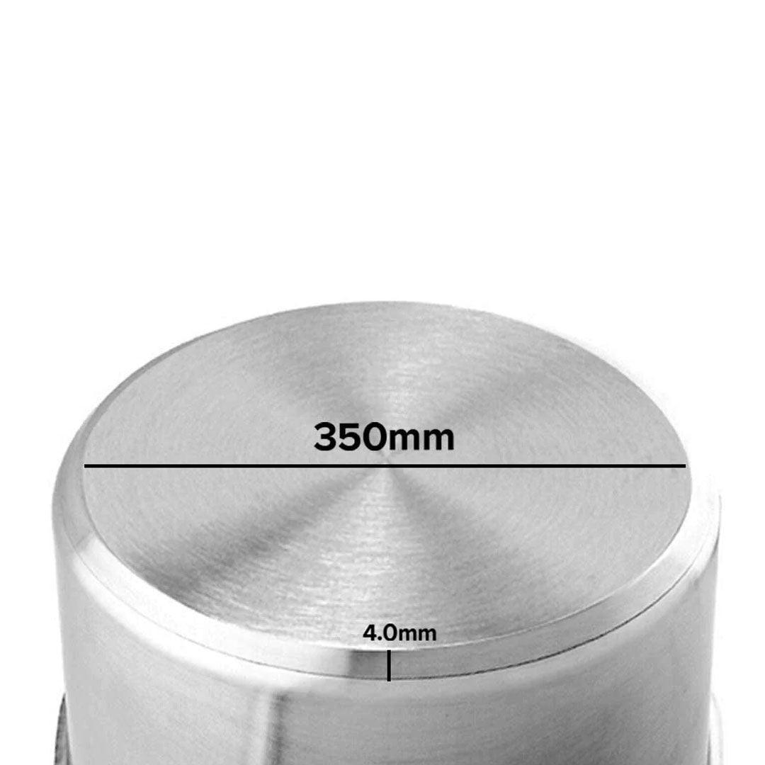 SOGA Stock Pot 33L Top Grade Thick Stainless Steel Stockpot 18/10 Without Lid - Cafe Supply