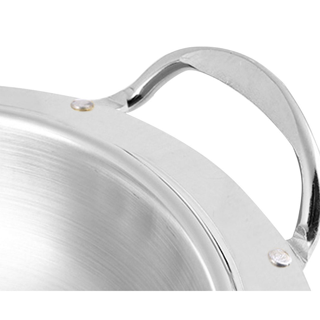 SOGA 4X Stainless Steel Round Buffet Chafing Dish Cater Food Warmer Chafer with Glass Top Lid - Cafe Supply