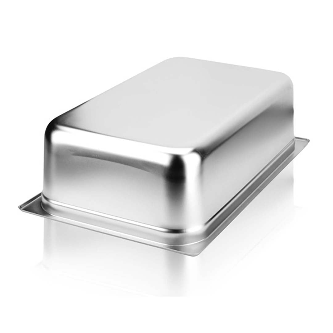 SOGA 6X Gastronorm GN Pan Full Size 1/1 GN Pan 15cm Deep Stainless Steel Tray With Lid - Cafe Supply