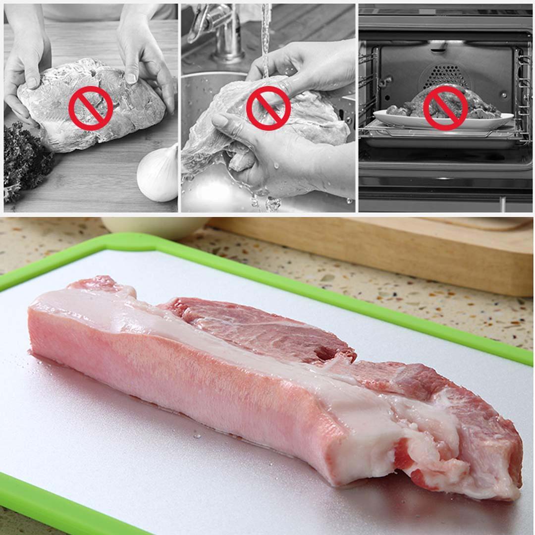 SOGA 2X Kitchen Fast Defrosting Tray The Safest Way to Defrost Meat or Frozen Food - Cafe Supply