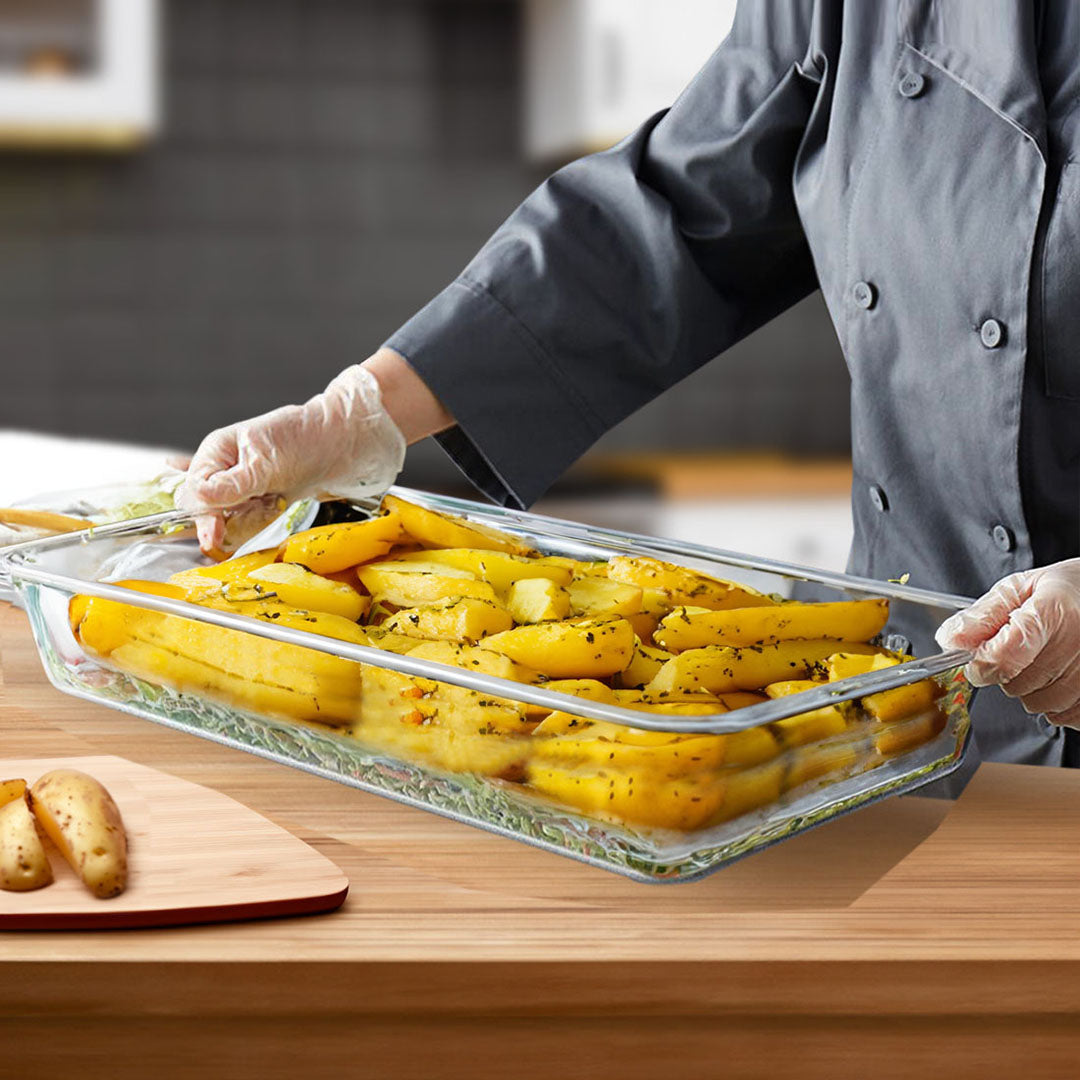 SOGA 150mm Clear Gastronorm GN Pan 1/1 Food Tray Storage Bundle of 6 - Cafe Supply