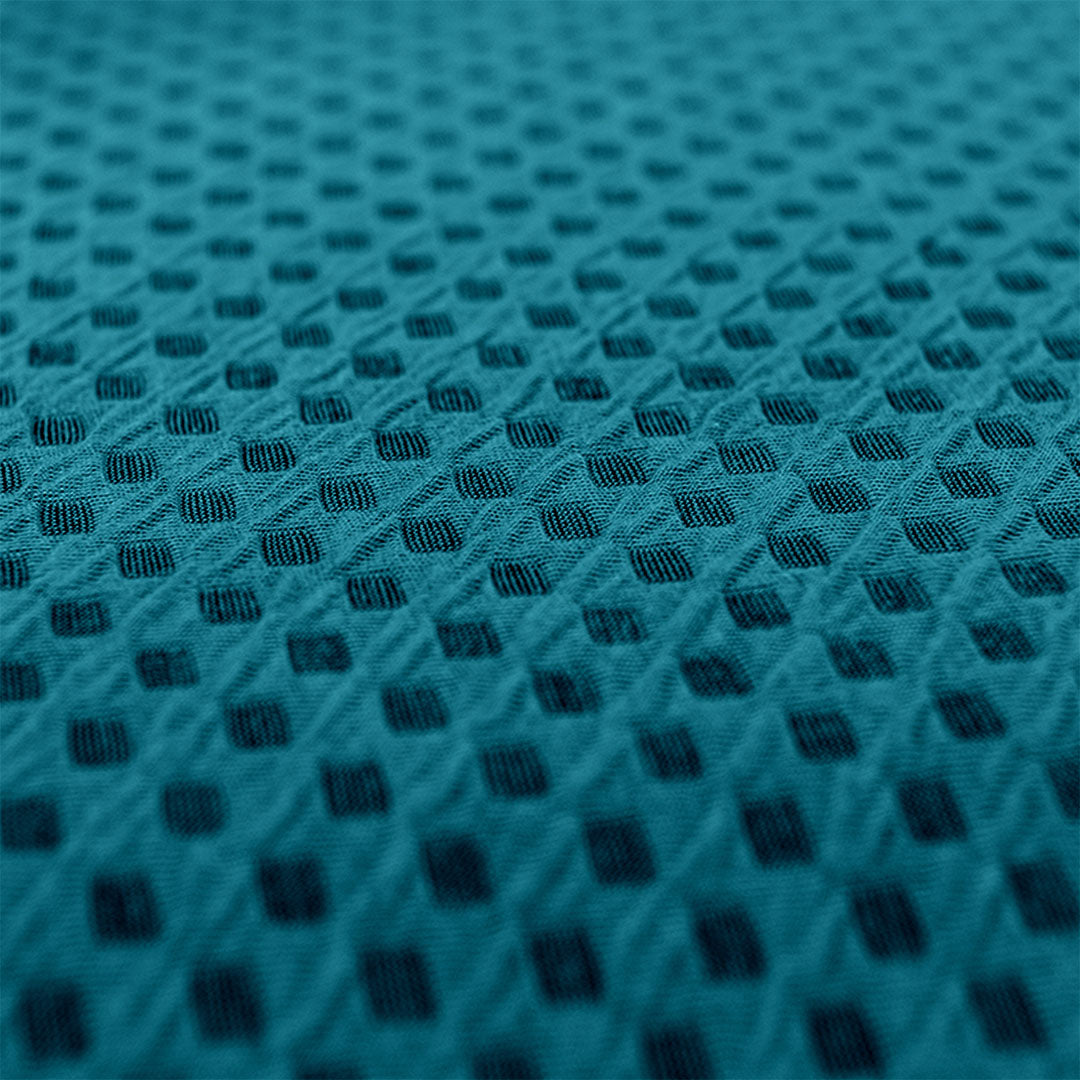 SOGA 1-Seater Blue Sofa Cover with Ruffled Skirt Couch Protector High Stretch Lounge Slipcover Home Decor - Cafe Supply