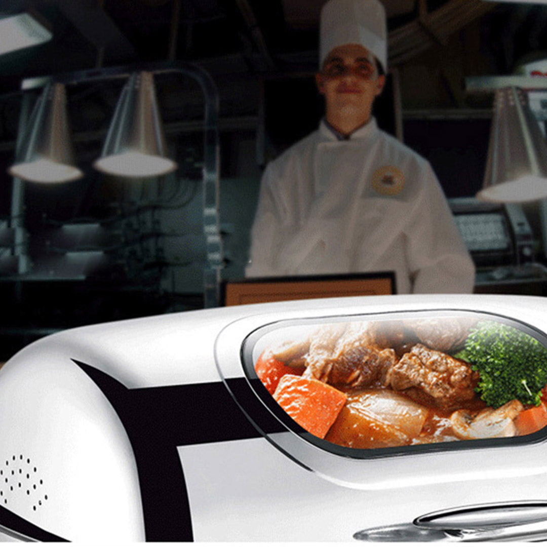 SOGA 6.5L Stainless Steel Double Soup Tureen Bowl Station Roll Top Buffet Chafing Dish Catering Chafer Food Warmer Server - Cafe Supply