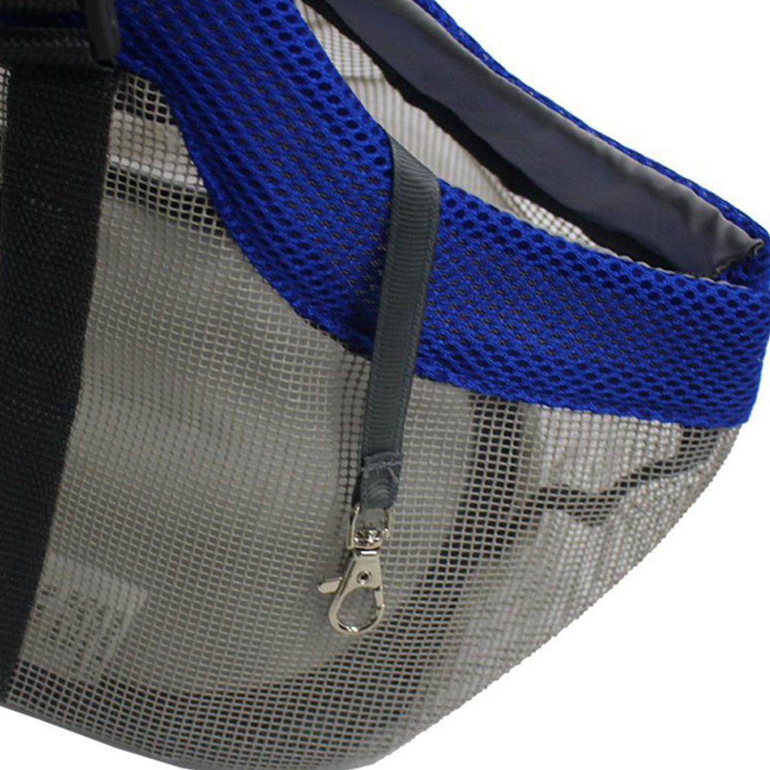 SOGA 2X Grey Pet Carrier Bag Breathable Net Mesh Tote Pouch Dog Cat Travel Essentials - Cafe Supply