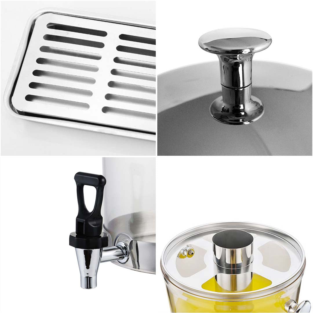 SOGA 2X Single 8L Juicer Water Milk Coffee Pump Beverage Drinking Utensils - Cafe Supply