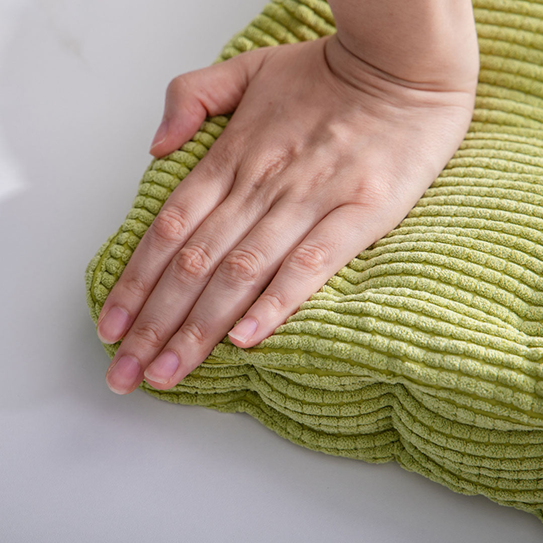 SOGA Green Square Cushion Soft Leaning Plush Backrest Throw Seat Pillow Home Office Sofa Decor - Cafe Supply