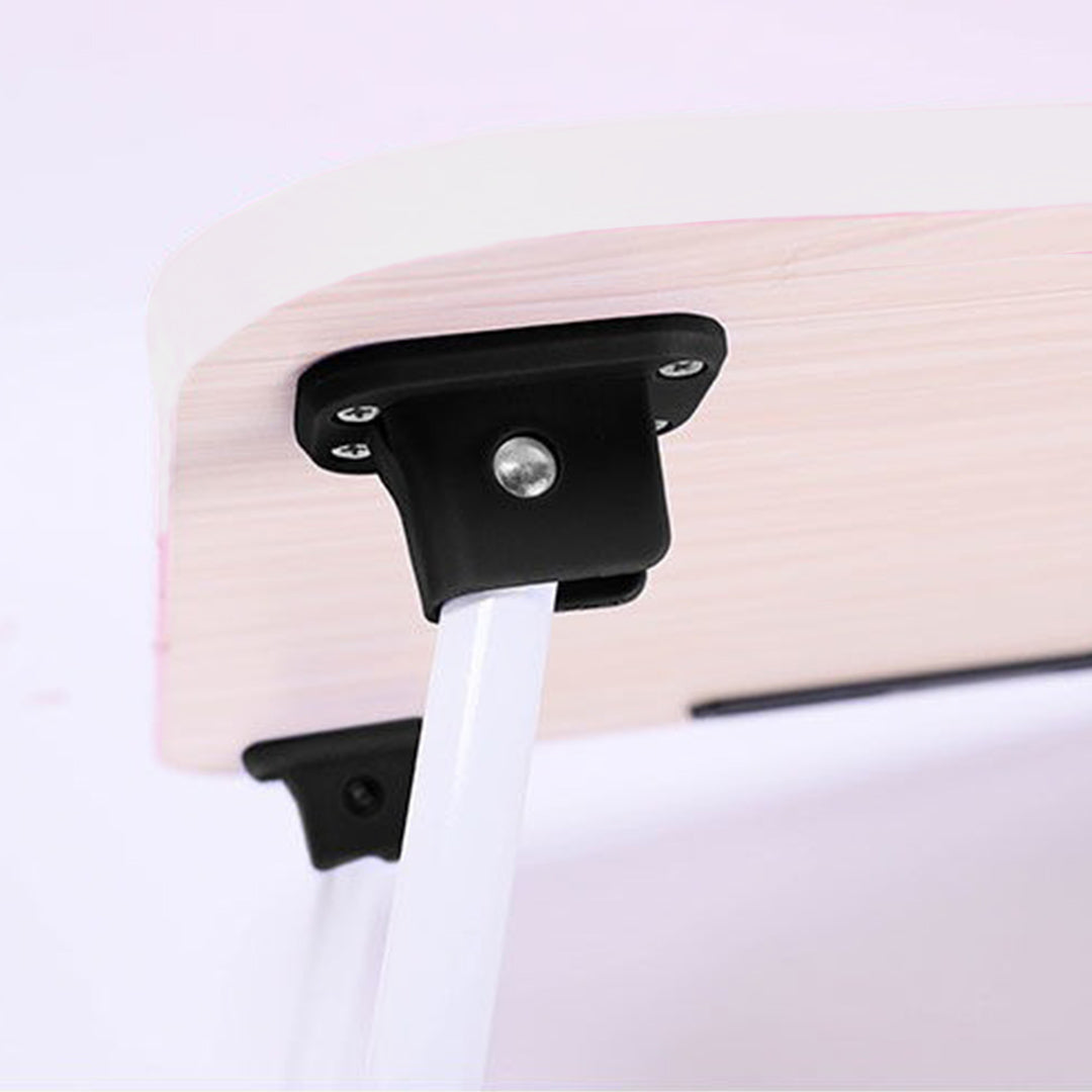 SOGA Pink Portable Bed Table Adjustable Foldable Bed Sofa Study Table Laptop Mini Desk Breakfast Tray Home Decor - Cafe Supply