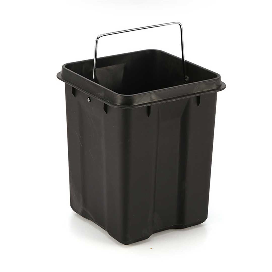 SOGA 2X 6L Foot Pedal Stainless Steel Rubbish Recycling Garbage Waste Trash Bin Square Blue - Cafe Supply