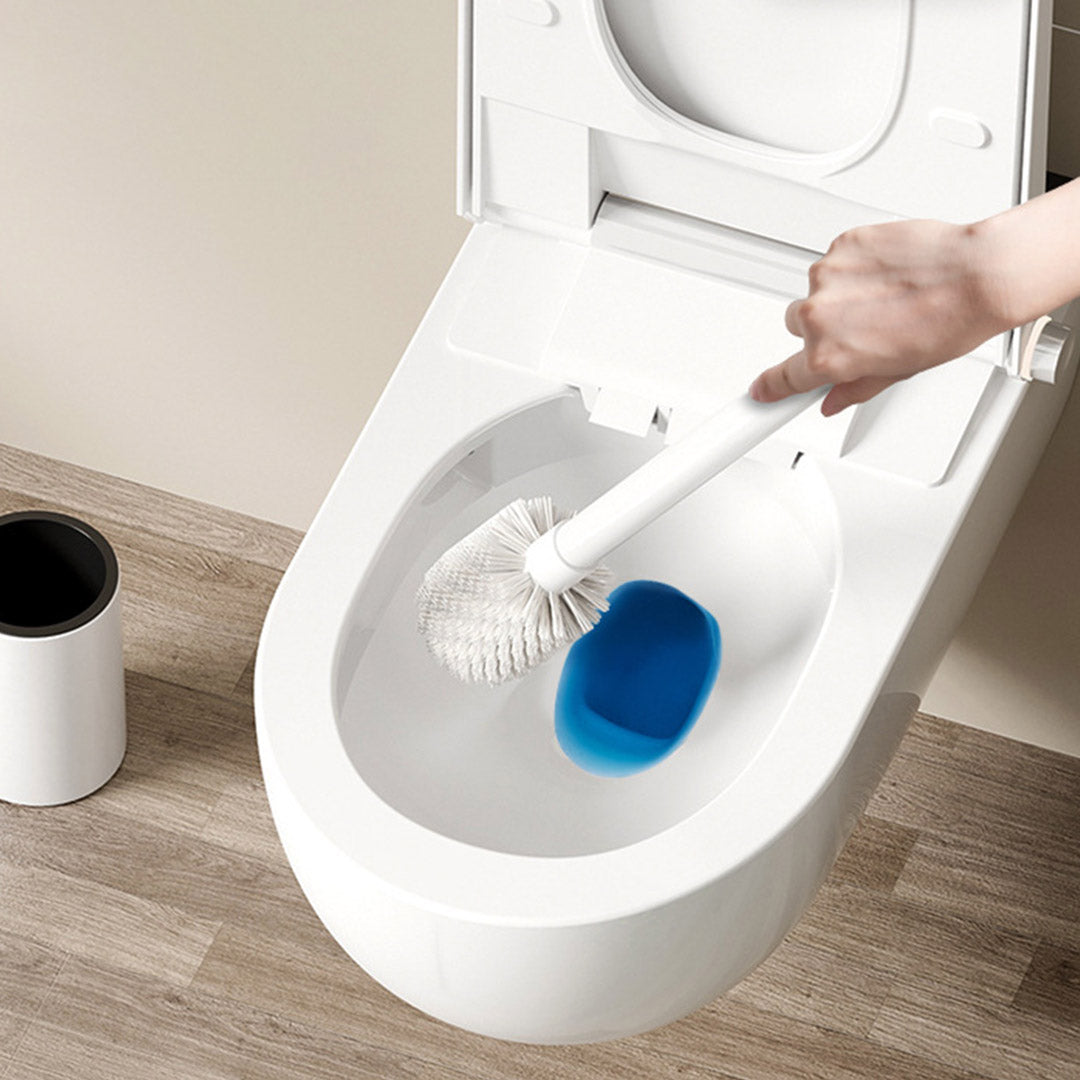 SOGA 27cm Wall-Mounted Toilet Brush with Holder Bathroom Cleaning Scrub White - Cafe Supply