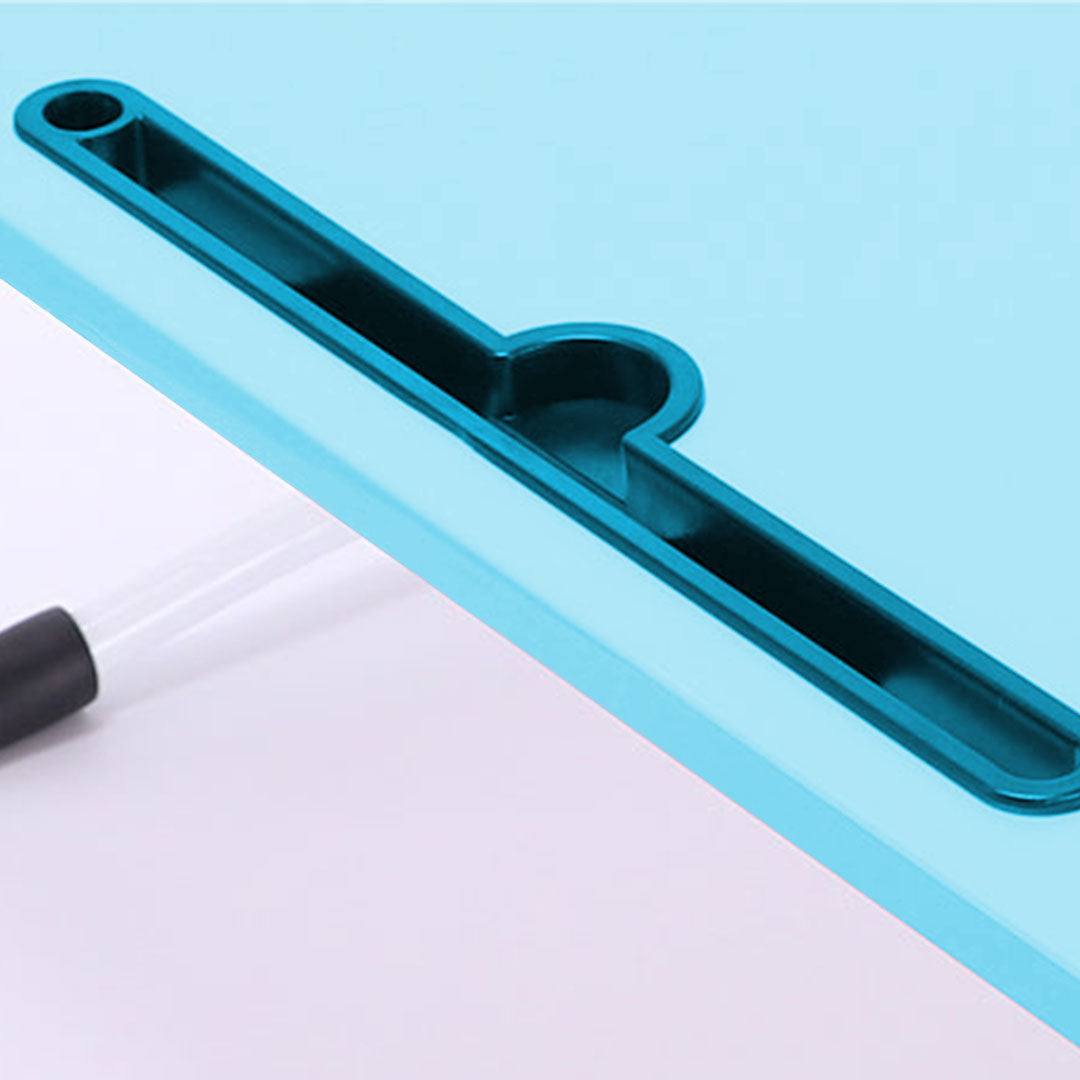 SOGA 2X Blue Portable Bed Table Adjustable Foldable Bed Sofa Study Table Laptop Mini Desk with Notebook Stand Cup Slot Home Decor - Cafe Supply