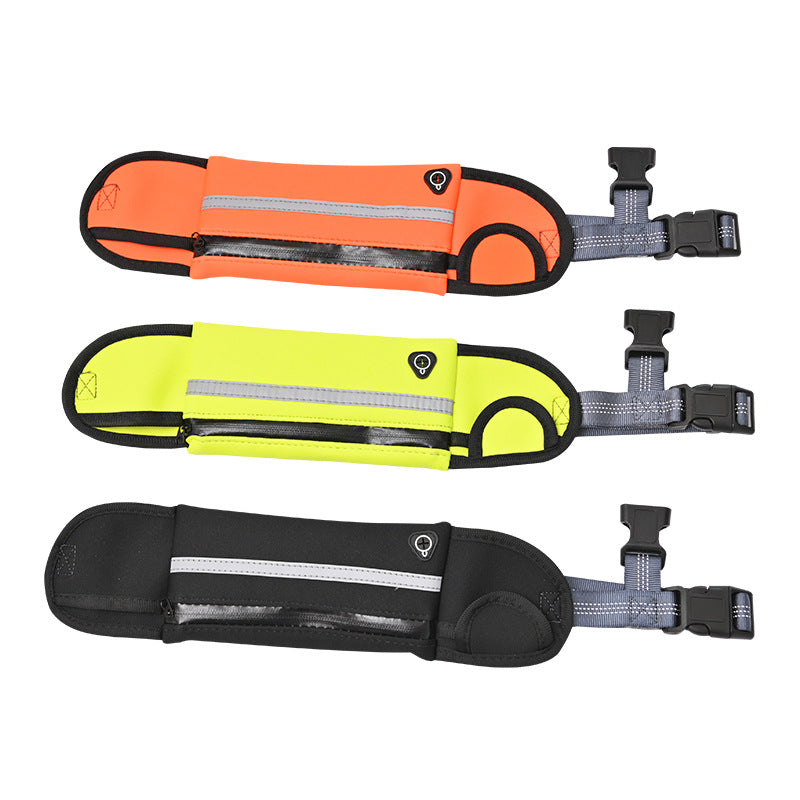 SOGA Orange Adjustable Hands-Free Pet Leash Bag Dog Lead Walking Running Jogging Pet Essentials - Cafe Supply