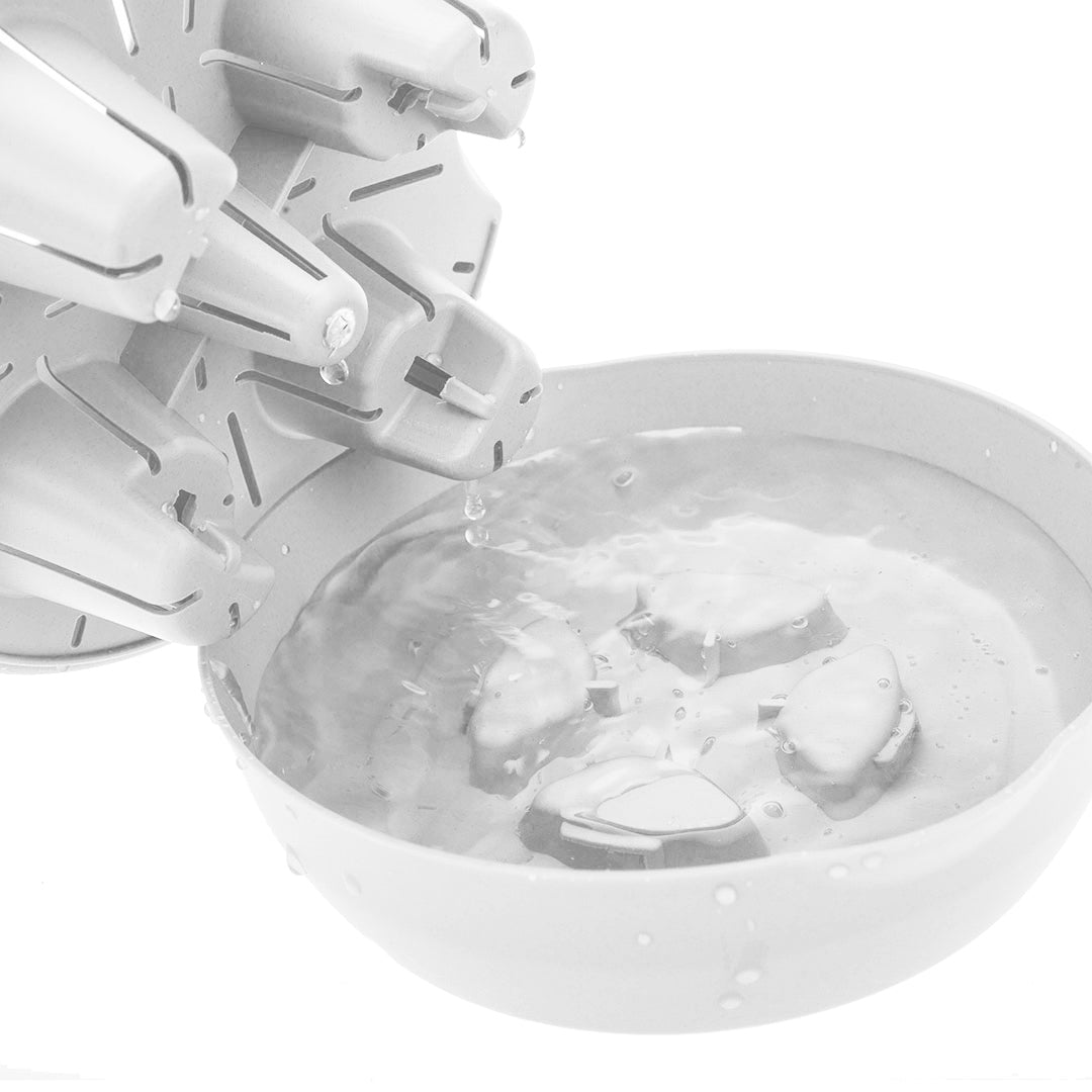 SOGA 19.5 cm White Plastic Plant Pot Self Watering Planter Flower Bonsai Indoor Outdoor Garden Decor Set of 3 - Cafe Supply