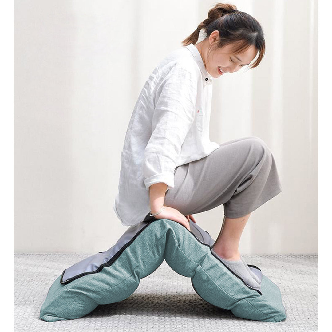 SOGA 2X Lounge Floor Recliner Adjustable Lazy Sofa Bed Folding Game Chair Mint Green - Cafe Supply