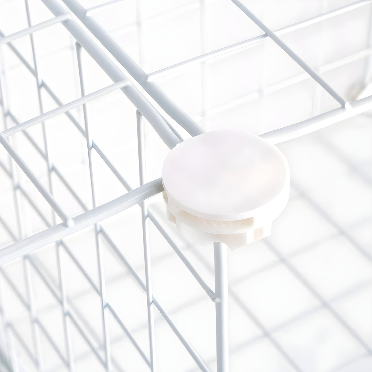 SOGA White Portable 12-Cube 3 Column Storage Organiser Foldable DIY Modular Grid Space Saving Shelf - Cafe Supply