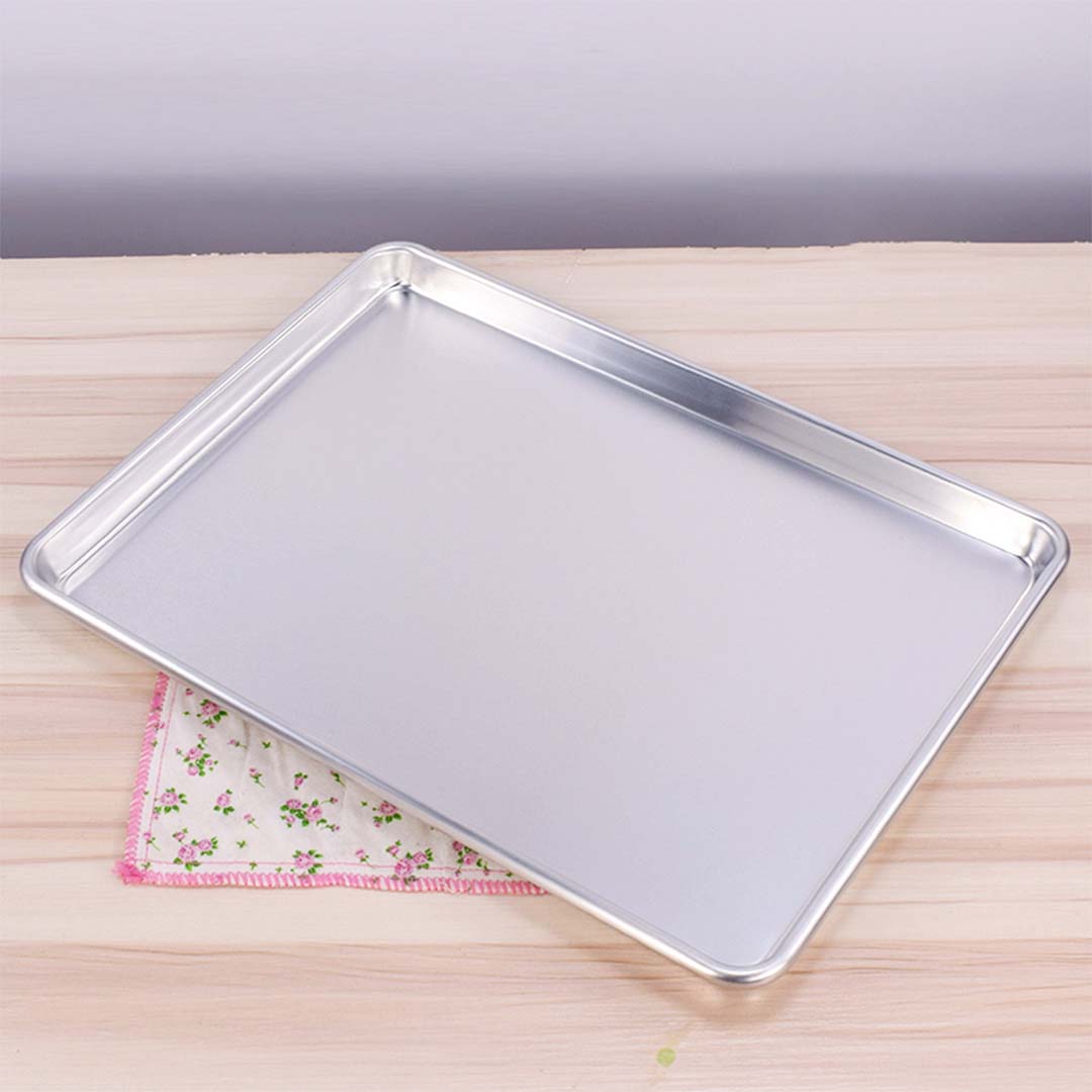 SOGA 14X Aluminium Oven Baking Pan Cooking Tray for Baker Gastronorm 60*40*5cm - Cafe Supply