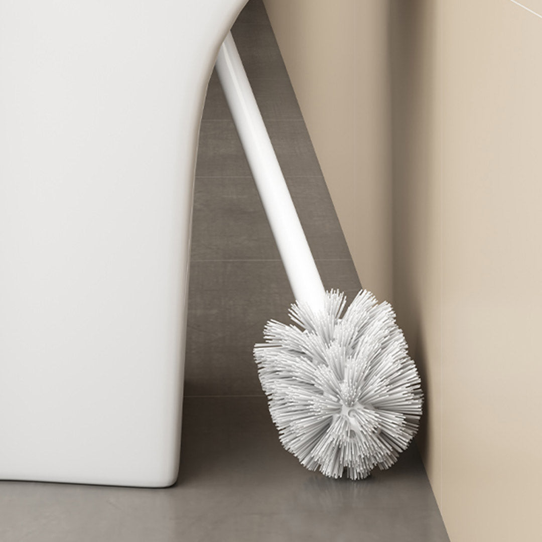 SOGA 27cm Wall-Mounted Toilet Brush with Holder Bathroom Cleaning Scrub White - Cafe Supply