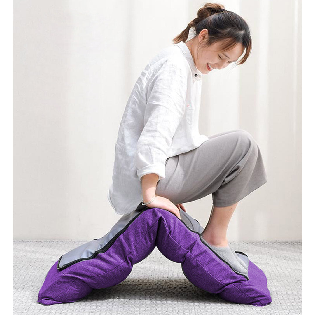 SOGA Lounge Floor Recliner Adjustable Lazy Sofa Bed Folding Game Chair Purple - Cafe Supply