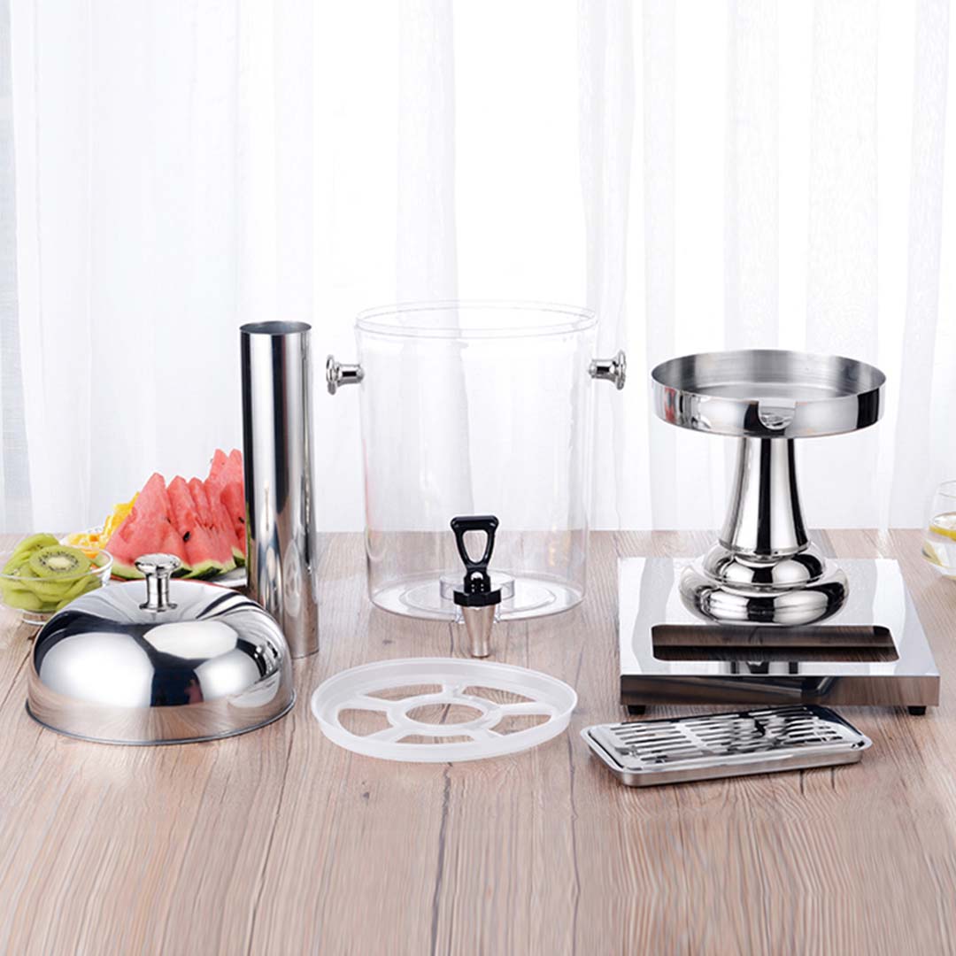 SOGA Dual 8L Juicer Water Milk Coffee Pump Beverage Drinking Utensils - Cafe Supply