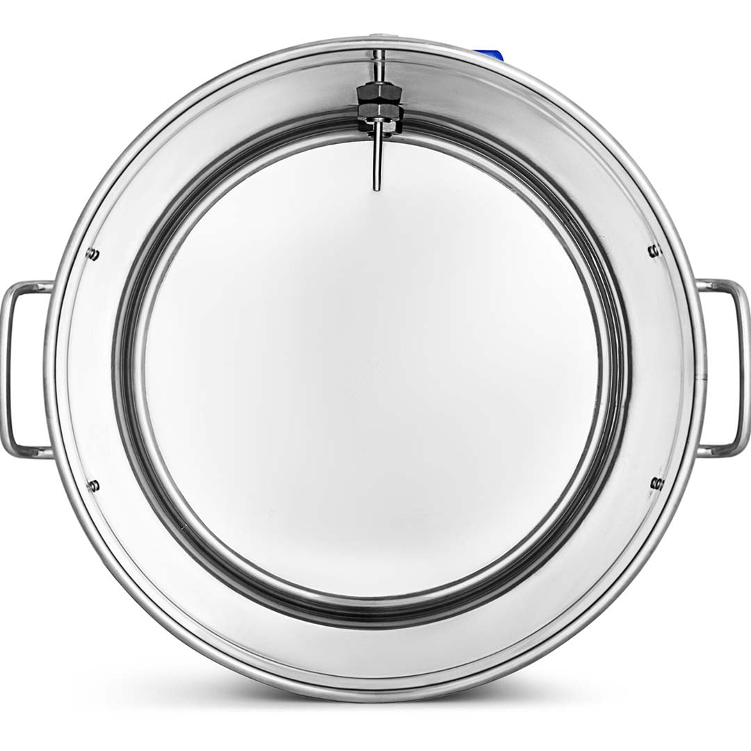 SOGA Stainless Steel Brewery Pot 50L With Beer Valve 40*40cm - Cafe Supply