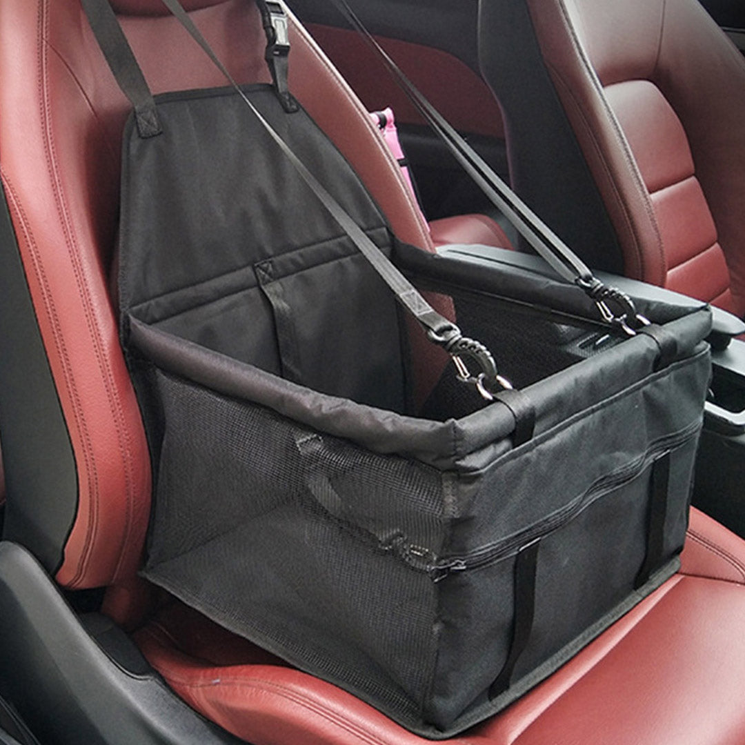 SOGA 2X Waterproof Pet Booster Car Seat Breathable Mesh Safety Travel Portable Dog Carrier Bag - Cafe Supply