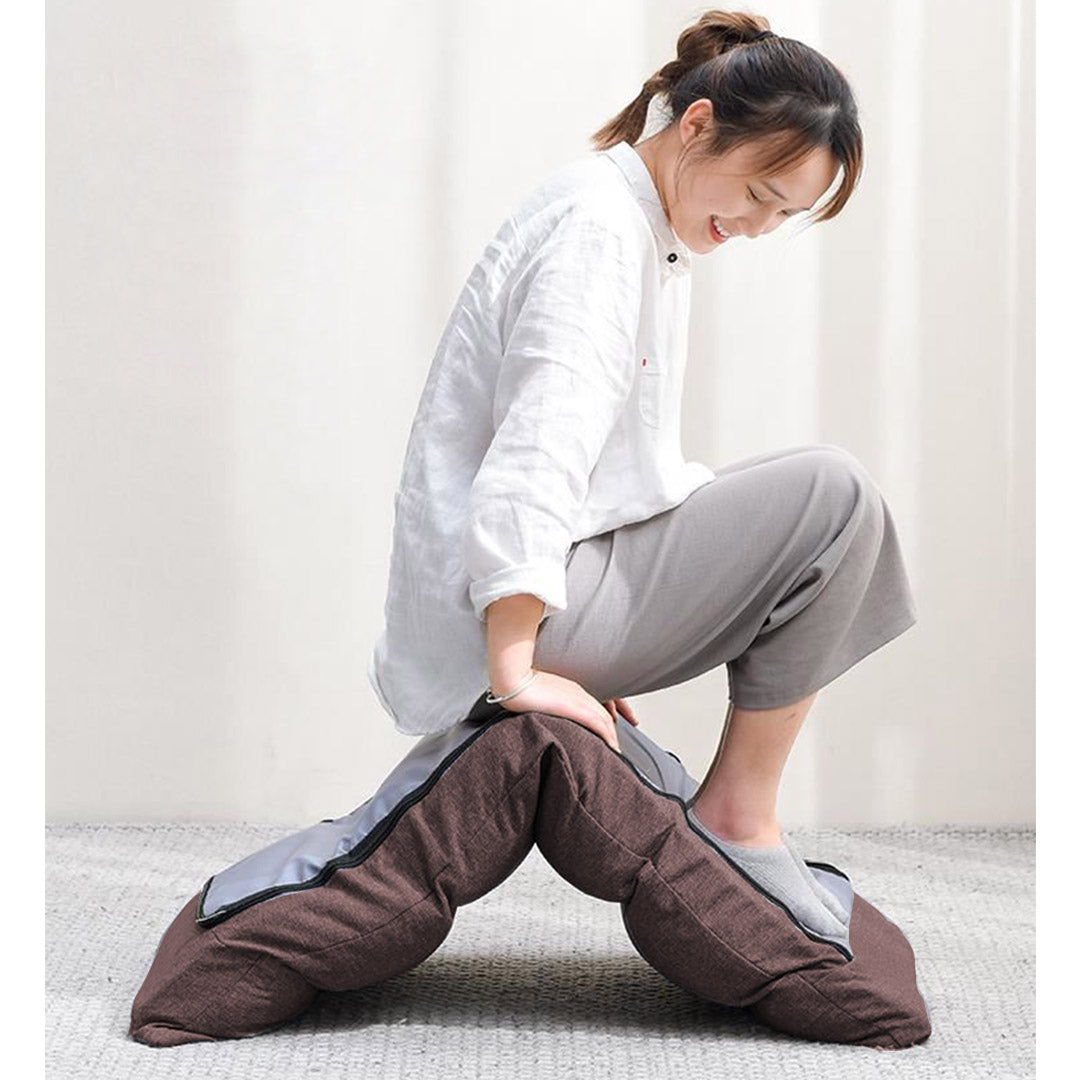 SOGA 2X Lounge Floor Recliner Adjustable Lazy Sofa Bed Folding Game Chair Coffee - Cafe Supply