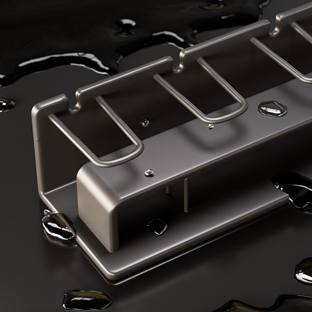 SOGA 2X 27cm Wall-Mounted Bathroom Storage Organiser Space Saving Adhesive Shelf Rack - Cafe Supply