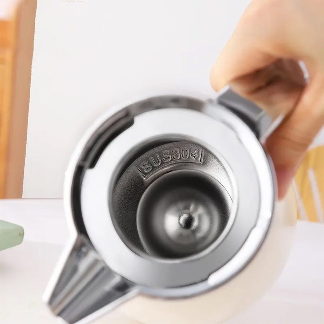 SOGA 1.2L Stainless Steel Kettle Insulated Vacuum Flask Water Coffee Jug Thermal White - Cafe Supply