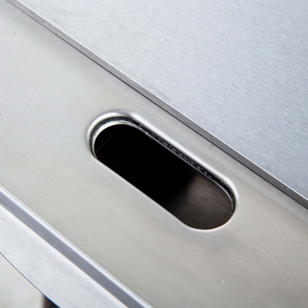 SOGA 2X Electric Stainless Steel Ribbed Griddle Commercial Grill BBQ Hot Plate - Cafe Supply