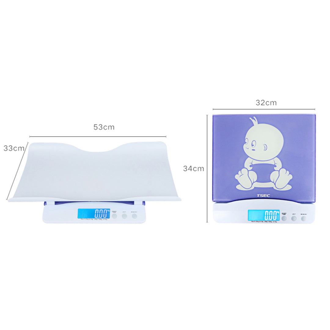 SOGA 2X 100kg Digital Baby Scales Electronic LCD Display Paediatric Infant Weight Monitor - Cafe Supply