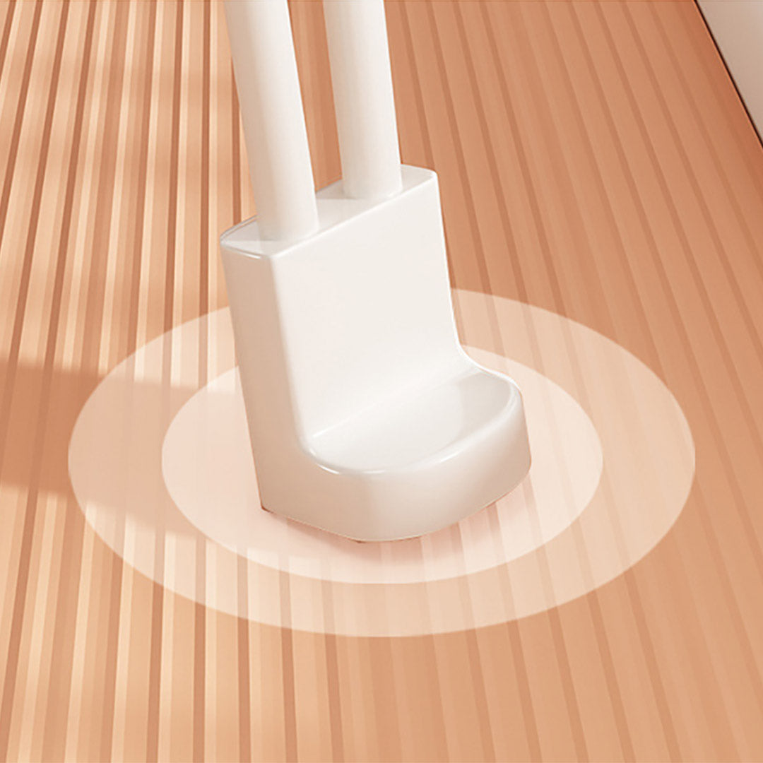 SOGA 2X White Portable Bed Table Adjustable Folding Mini Desk With Cup-Holder Home Decor - Cafe Supply