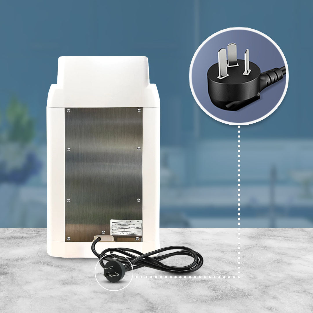 SOGA 2X 300 Watts Electric Ice Shaver Crusher Slicer Snow Cone Maker Commercial Tabletop Machine 120kgs/h White - Cafe Supply