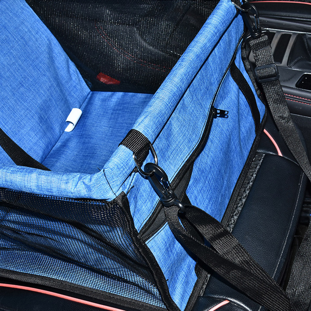 SOGA Waterproof Pet Booster Car Seat Breathable Mesh Safety Travel Portable Dog Carrier Bag - Cafe Supply