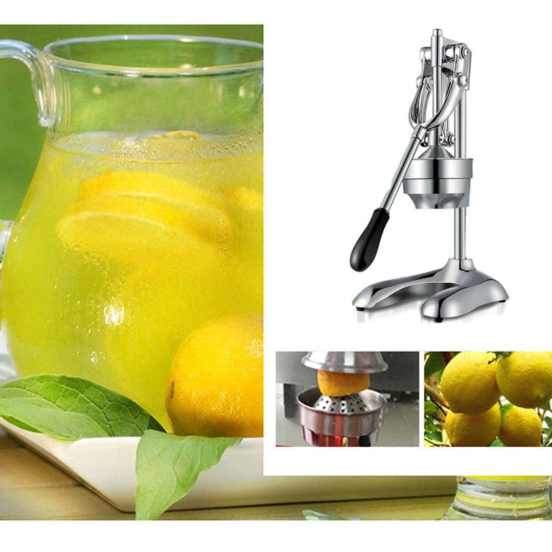 SOGA 2x Stainless Steel Manual Juicer Hand Press Juice Extractor Squeezer Orange Citrus - Cafe Supply