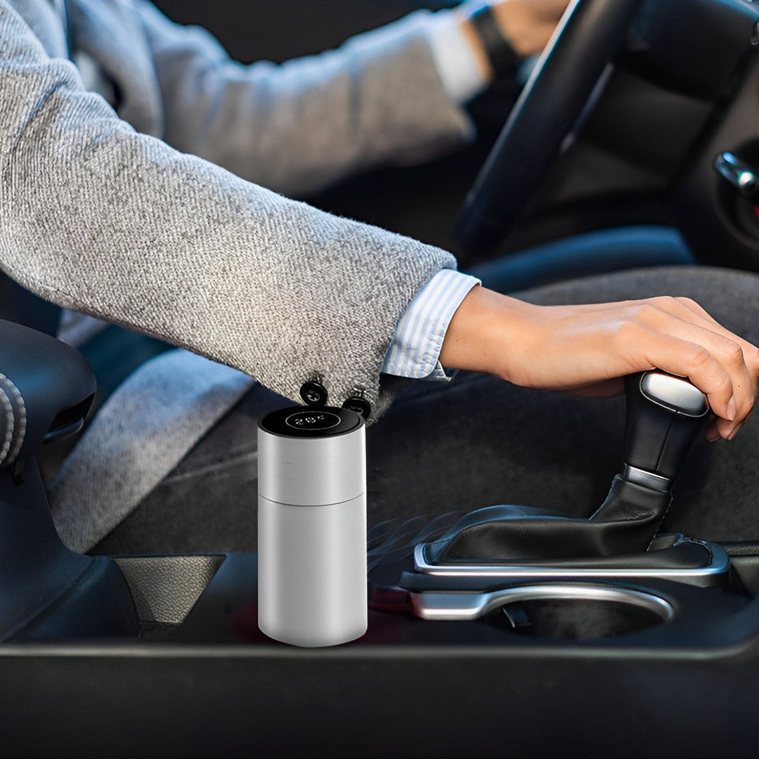 SOGA 500ML Stainless Steel Smart LCD Thermometer Display Bottle Vacuum Flask Thermos White - Cafe Supply