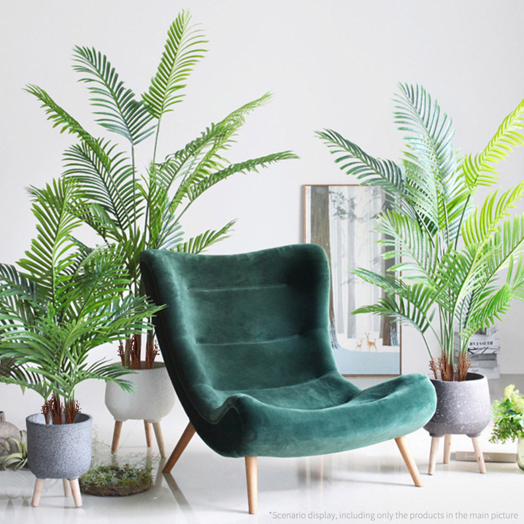 SOGA 2X 180cm Artificial Swallowtail Sunflower Fake Decoration Tree Flower Pot Plant - Cafe Supply