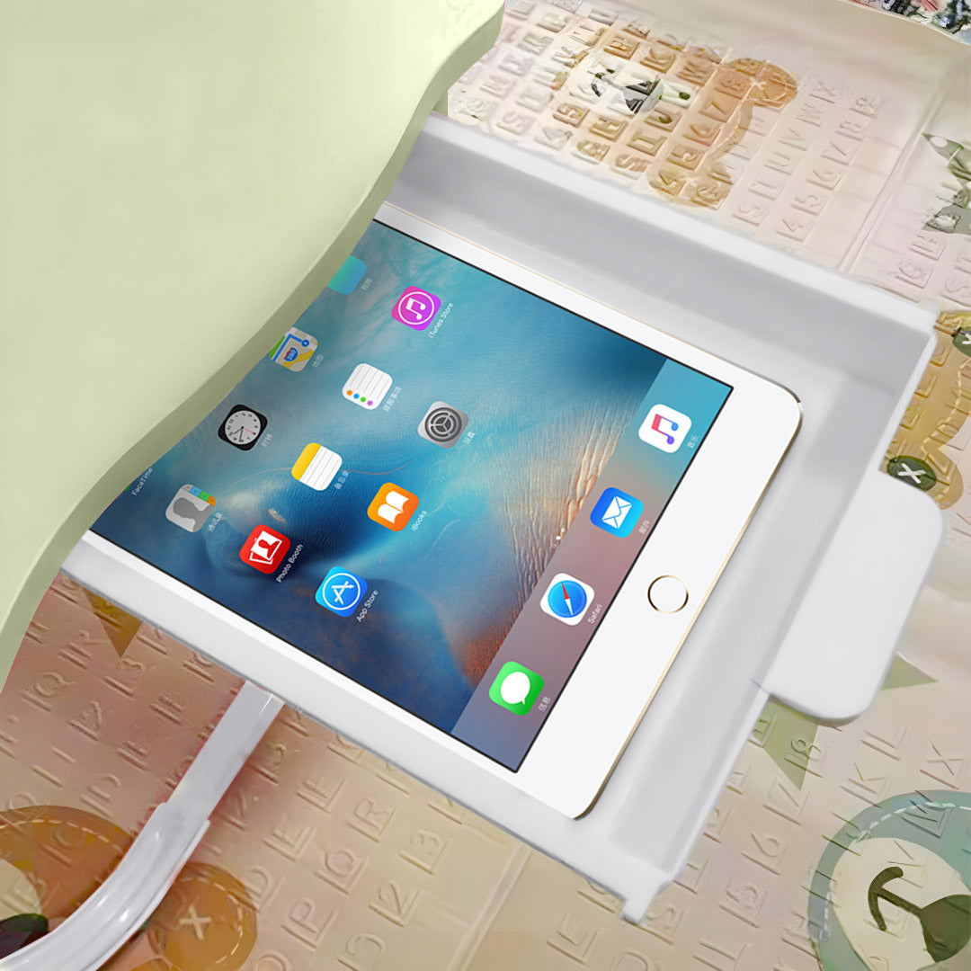 SOGA 2X Green Portable Bed Table Adjustable Folding Mini Desk With Mini Drawer and Cup-Holder Home Decor - Cafe Supply