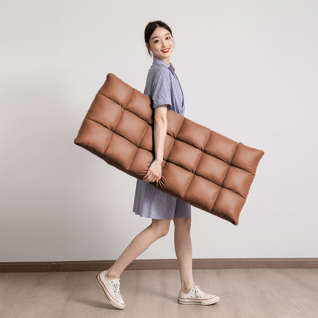 SOGA 2X Coffee Lounge Floor Recliner Adjustable Gaming Sofa Bed Foldable Indoor Outdoor Backrest Seat Home Office Decor - Cafe Supply