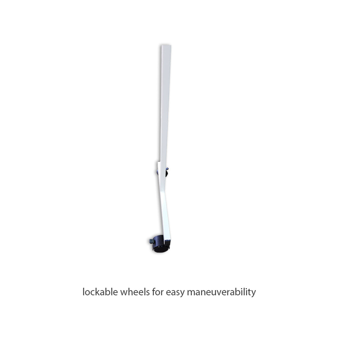 PORCELAIN WHITEBOARD + PIVOTING MOBILE STAND | Double Sided - Cafe Supply